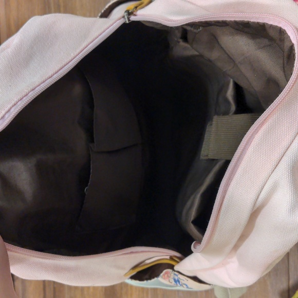 Light Baby Pink Floral Backpack - Picture 4 of 9